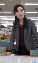 3校連携NIEの意義を語る伊吹侑希子教諭